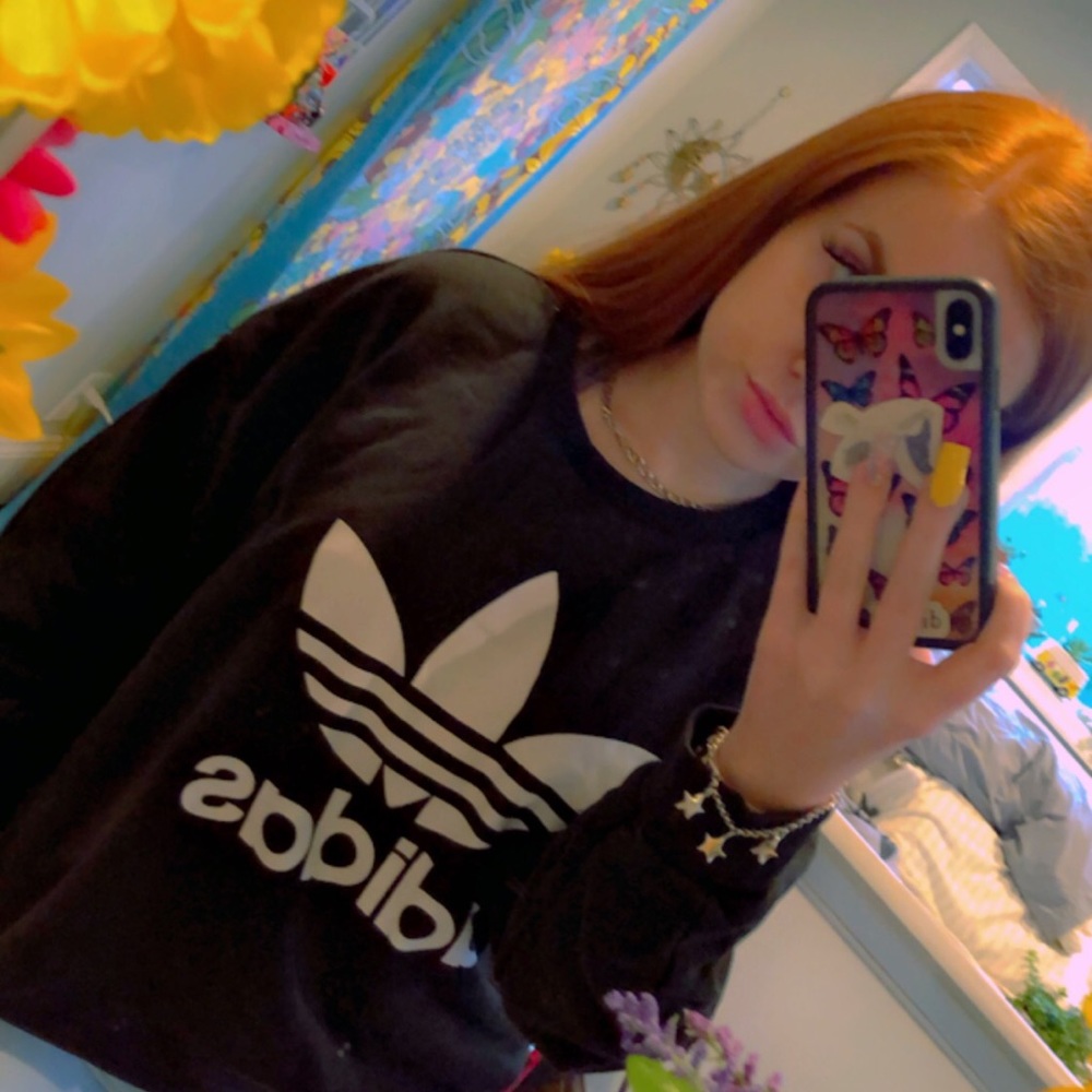 Black adidas hoodie